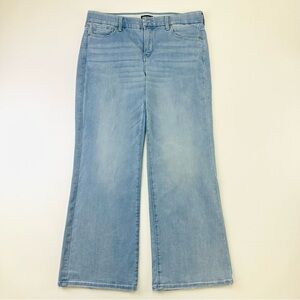 NYDJ wide leg Waist Match jeans Medium Crystalline Wash stretch denim casual